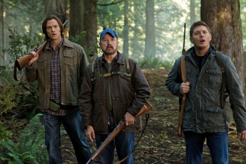 Supernatural : Photo Jensen Ackles, Jim Beaver, Jared Padalecki