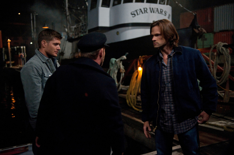 Supernatural : Photo Jensen Ackles, Ty Olsson, Jared Padalecki