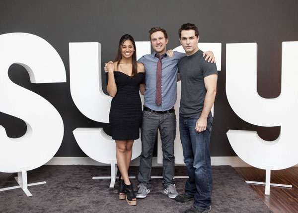 Photo Meaghan Rath, Sam Witwer, Sam Huntington