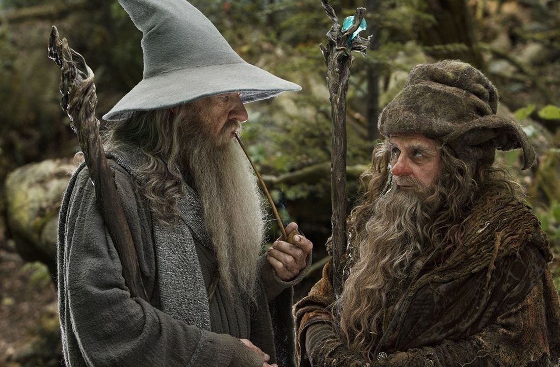 Le Hobbit : un voyage inattendu : Photo Sylvester McCoy, Ian McKellen