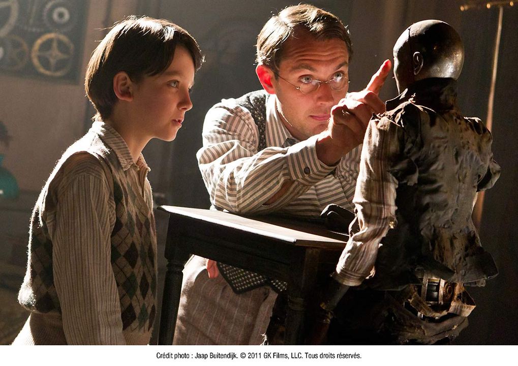 Hugo Cabret : Photo Jude Law, Asa Butterfield
