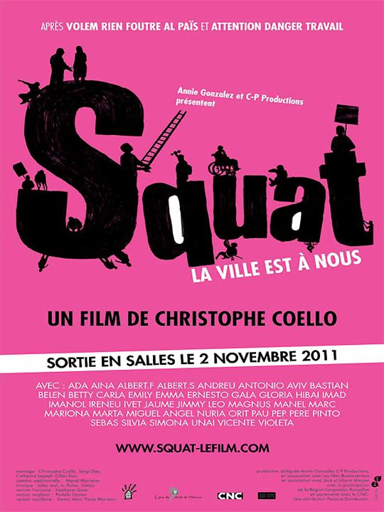 Squat, la ville est à nous! : Affiche