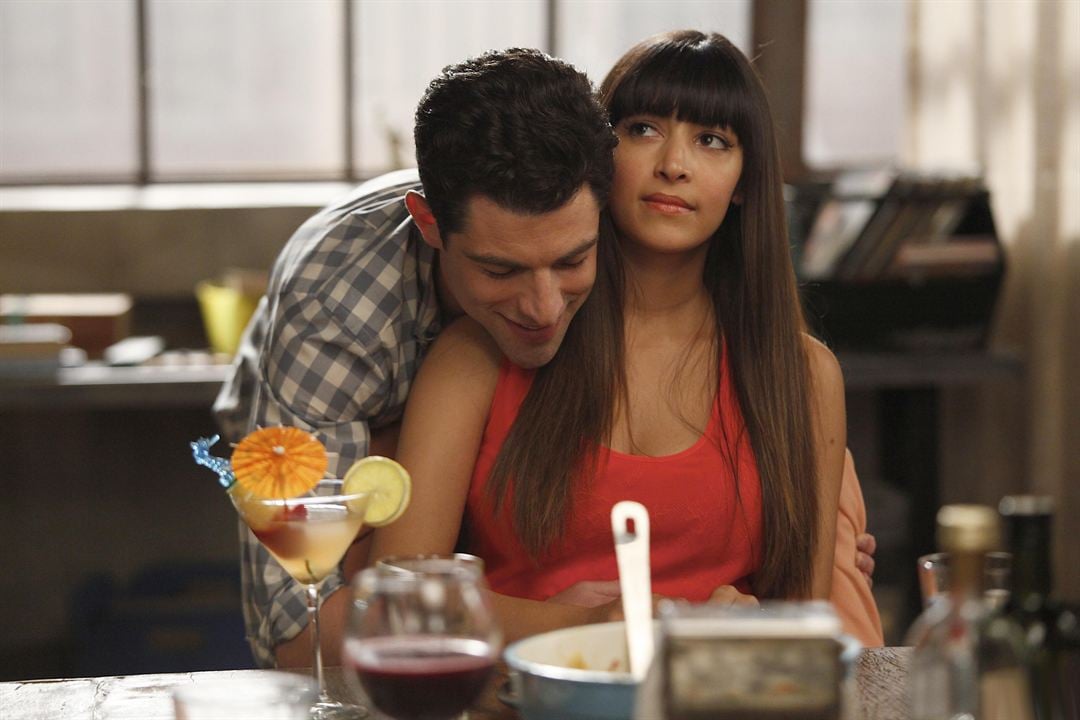 New Girl : Affiche Hannah Simone, Max Greenfield