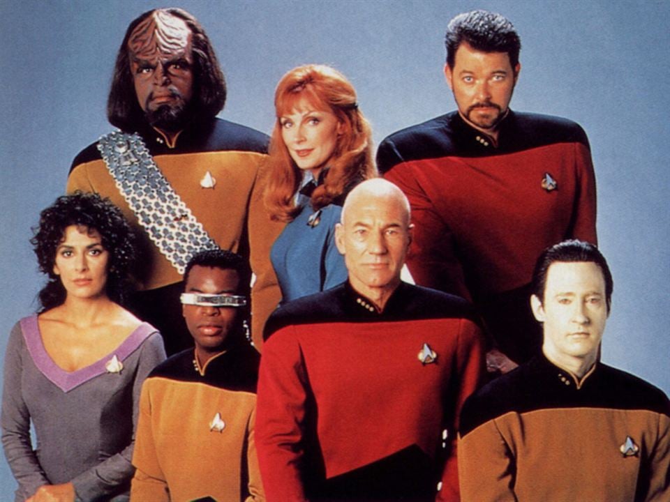 Star Trek : la nouvelle génération : Photo Brent Spiner, Gates McFadden, Jonathan Frakes, LeVar Burton, Marina Sirtis