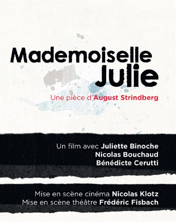 Mademoiselle Julie : Affiche