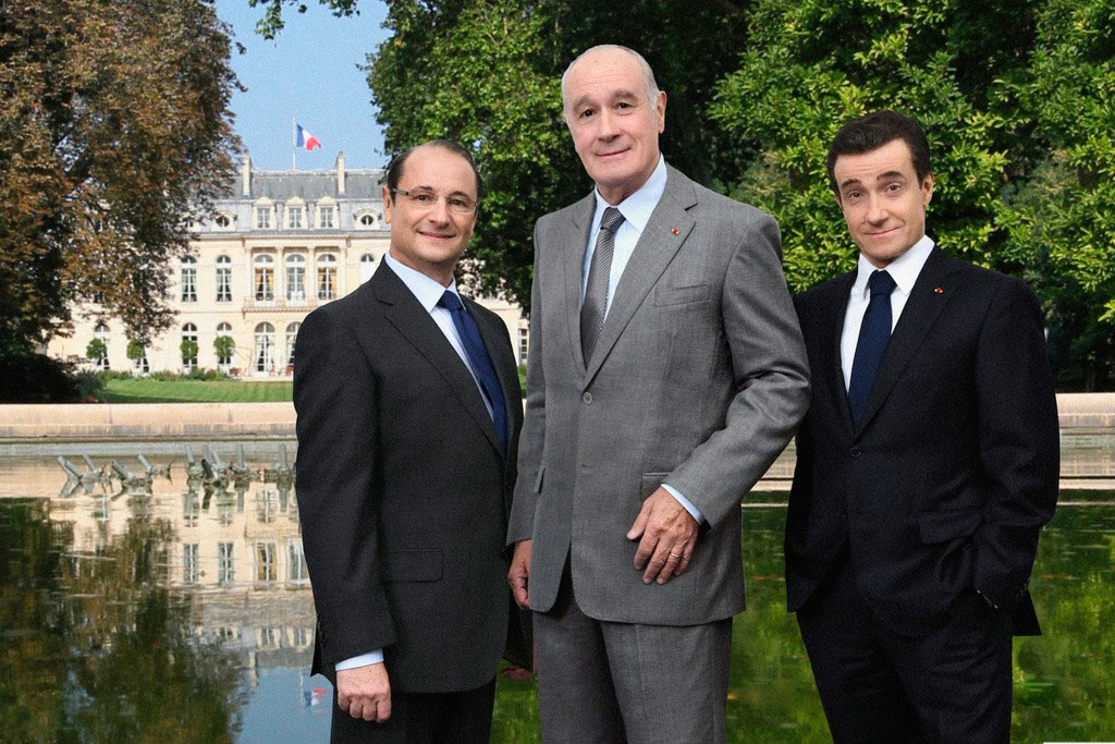 La Dernière campagne : Photo Bernard Le Coq, Patrick Braoudé, Thierry Frémont