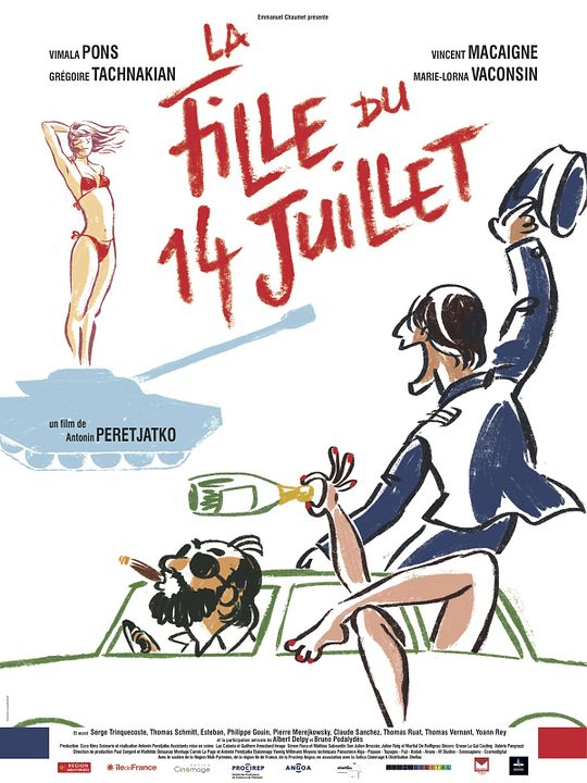 La fille du 14 juillet : Affiche