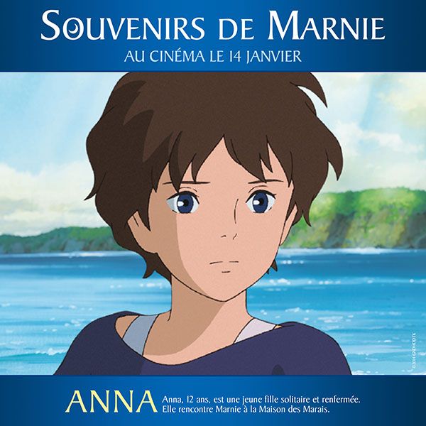 Souvenirs de Marnie les personnages du film s