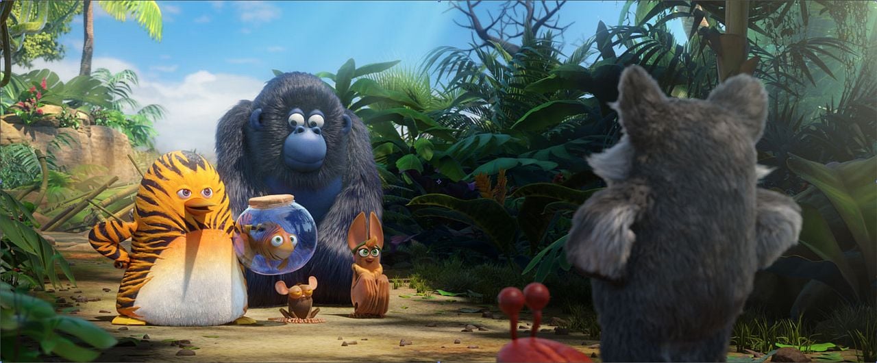 "Les As de la Jungle" avec les voix de Philippe Bozo et Emmanuel Curtil