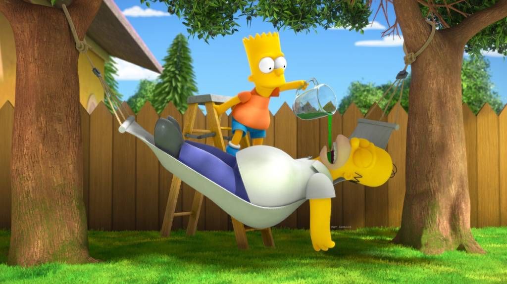 Les Simpson Toy Story, SpiderVerse et Un jour sans fin sur les