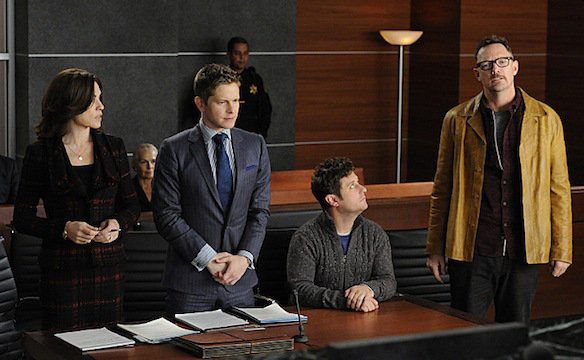 The Good Wife : Photo Christopher Fitzgerald, Matthew Lillard, Julianna Margulies, Matt Czuchry