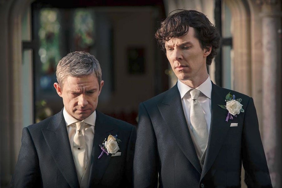 Sherlock : Photo Benedict Cumberbatch, Martin Freeman