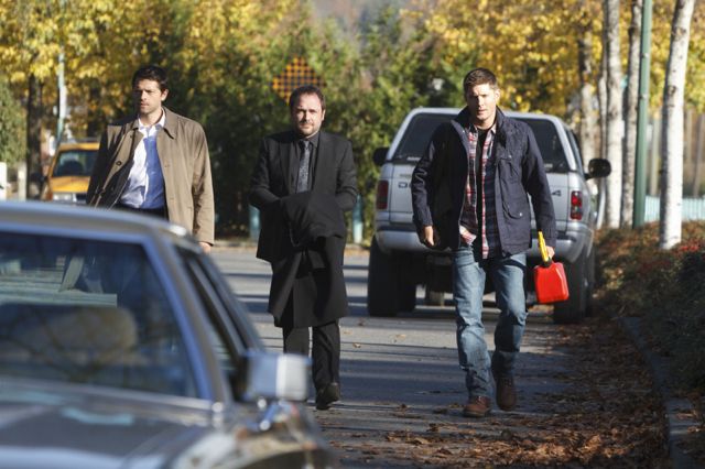 Supernatural : Photo Jensen Ackles, Misha Collins, Mark Sheppard