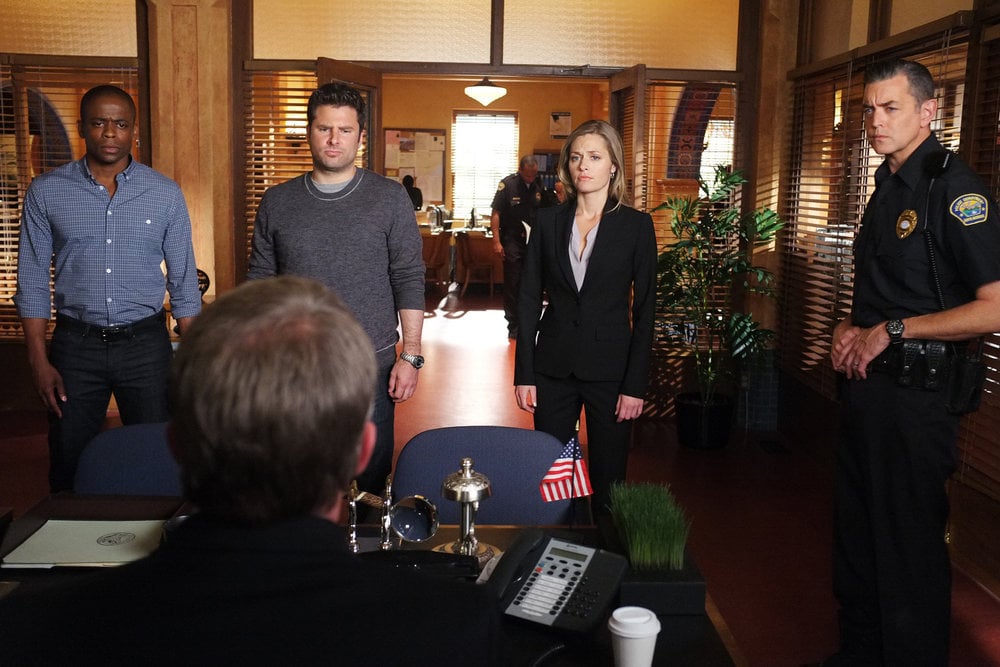 Psych : Enquêteur malgré lui : Photo Timothy Omundson, James Roday Rodriguez, Dule Hill, Maggie Lawson