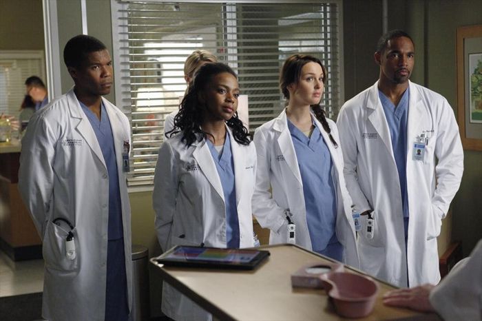 Grey's Anatomy : Photo Camilla Luddington, Jason George (II), Jerrika Hinton, Gaius Charles