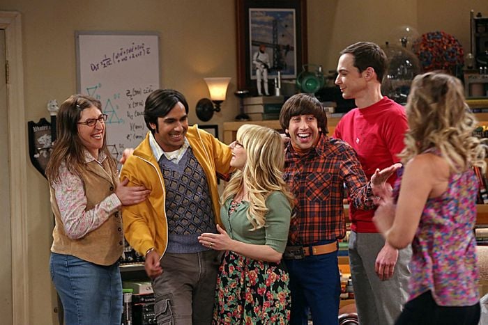 The Big Bang Theory : Photo Jim Parsons, Kunal Nayyar, Simon Helberg, Melissa Rauch, Mayim Bialik