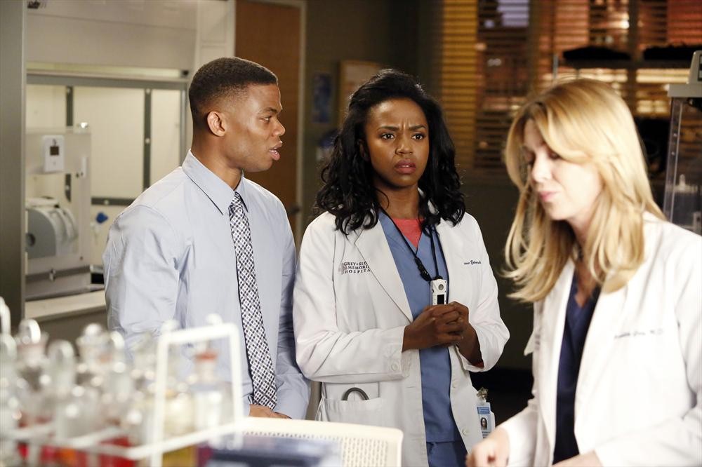 Grey's Anatomy : Photo Jerrika Hinton, Paul James, Ellen Pompeo