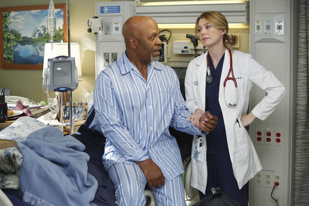 Grey's Anatomy : Photo James Pickens Jr., Ellen Pompeo