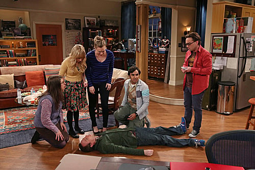The Big Bang Theory : Photo Johnny Galecki, Kunal Nayyar, Mayim Bialik, Kaley Cuoco, Melissa Rauch, Kevin Sussman