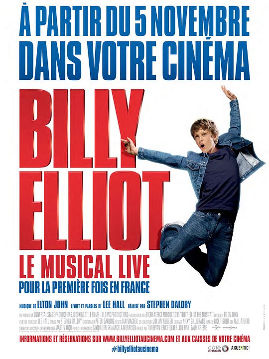 Billy Elliot (Côté Diffusion) : Affiche