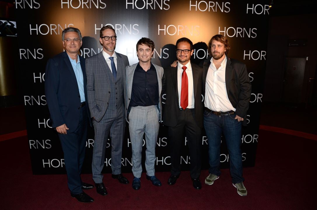 Horns : Photo promotionnelle Joey McFarland, Alexandre Aja, Riza Aziz, Daniel Radcliffe, Victor Hadida