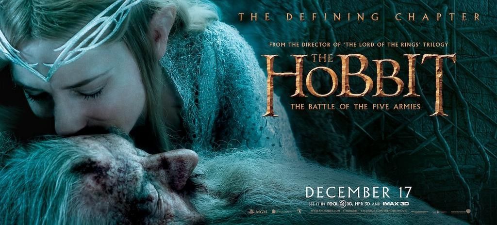 Le Hobbit : la Bataille des Cinq Armées : Affiche