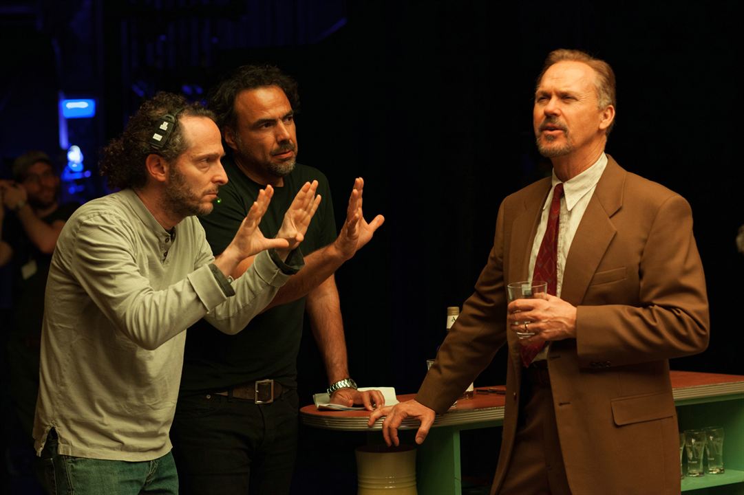 Birdman : Photo Michael Keaton, Alejandro González Iñárritu, Emmanuel Lubezki