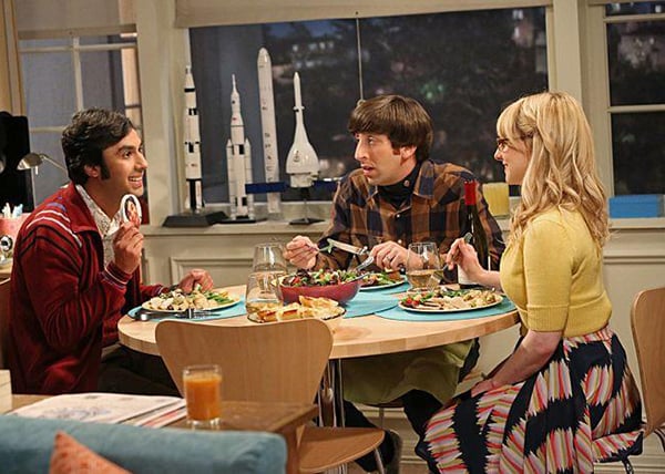 The Big Bang Theory : Photo Melissa Rauch, Kunal Nayyar, Simon Helberg