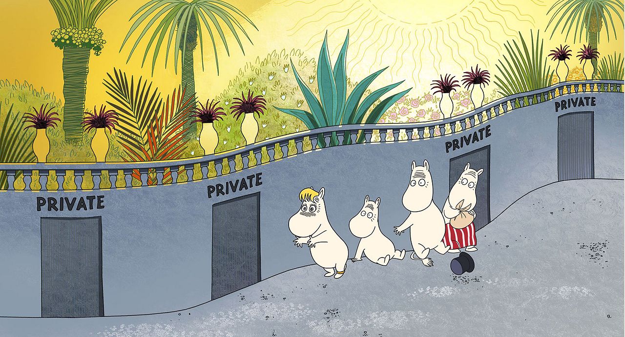 Les Moomins sur la Riviera : Photo