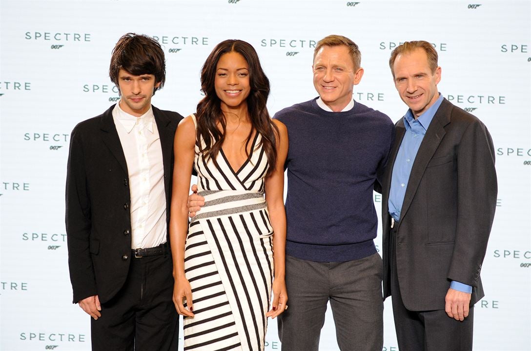007 Spectre : Photo promotionnelle Daniel Craig, Naomie Harris, Ralph Fiennes, Ben Whishaw