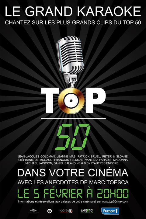 Top 50 (Côté Diffusion) : Affiche