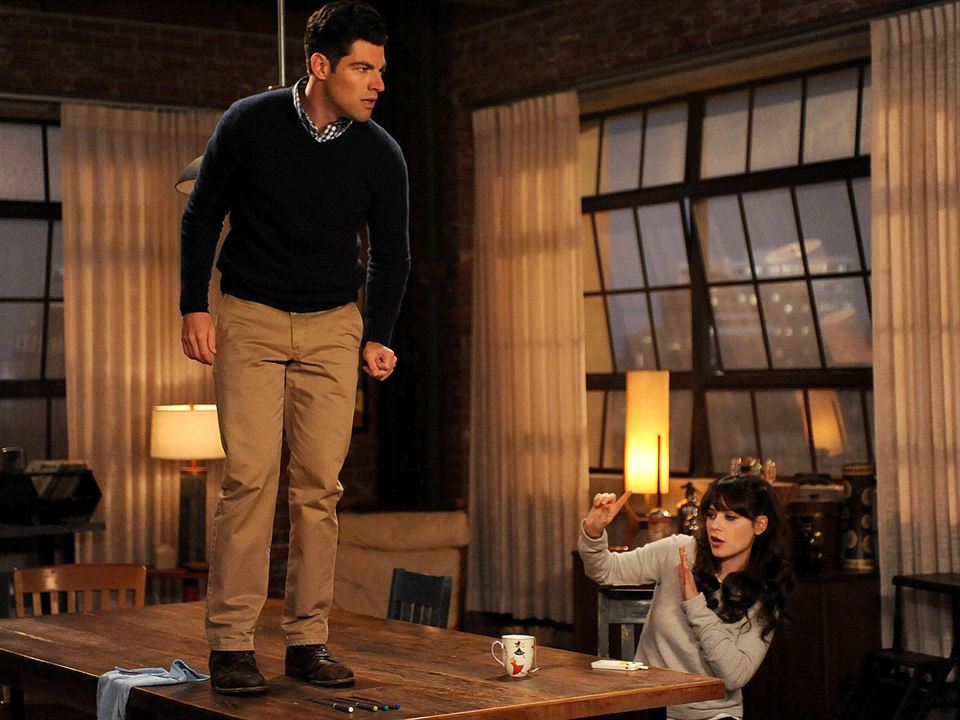 New Girl : Photo Max Greenfield, Zooey Deschanel