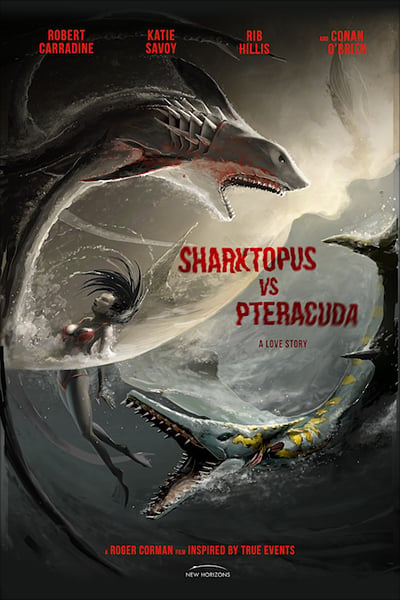 Sharktopus vs. Pteracuda : Affiche