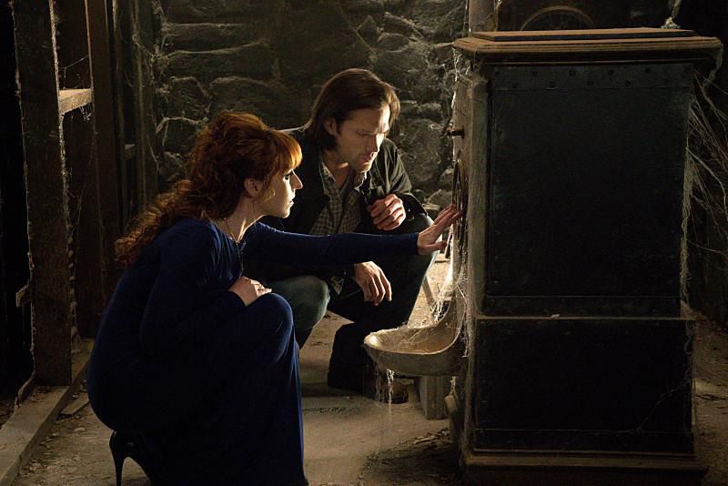 Supernatural : Photo Jared Padalecki, Ruth Connell