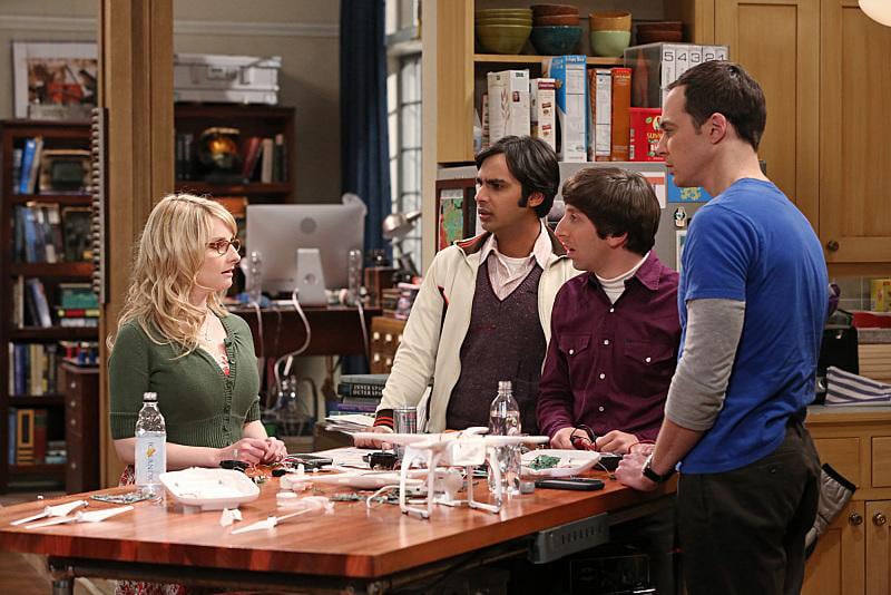 The Big Bang Theory : Photo Kunal Nayyar, Jim Parsons, Melissa Rauch, Simon Helberg