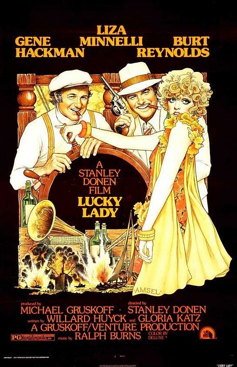 Les Aventuriers du Lucky Lady : Affiche