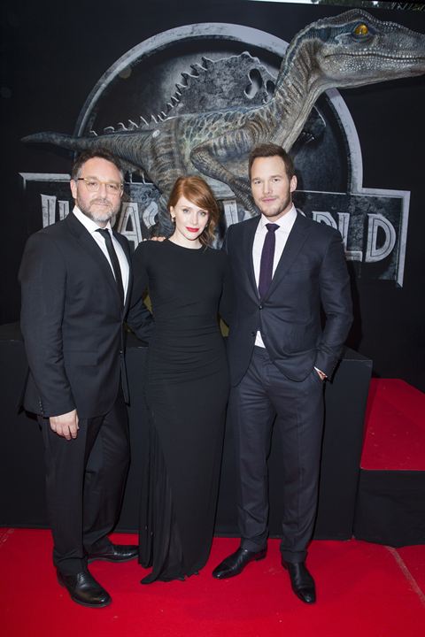 Jurassic World : Photo promotionnelle Colin Trevorrow, Bryce Dallas Howard, Chris Pratt