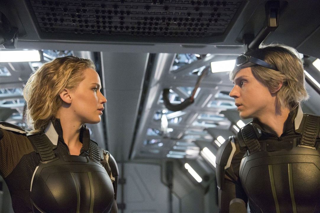 X-Men: Apocalypse : Photo Evan Peters, Jennifer Lawrence