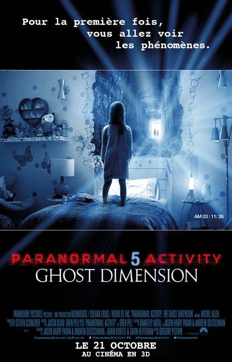 Paranormal Activity 5 Ghost Dimension : Affiche