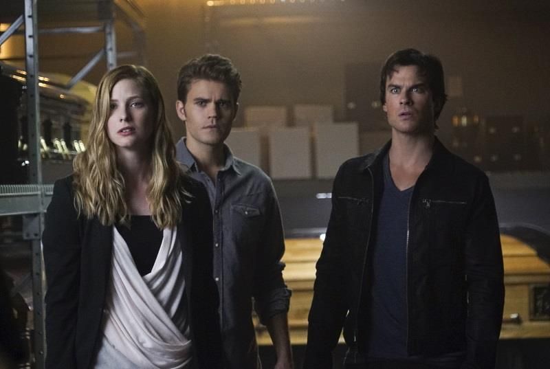 Vampire Diaries : Photo Elizabeth Blackmore, Paul Wesley, Ian Somerhalder