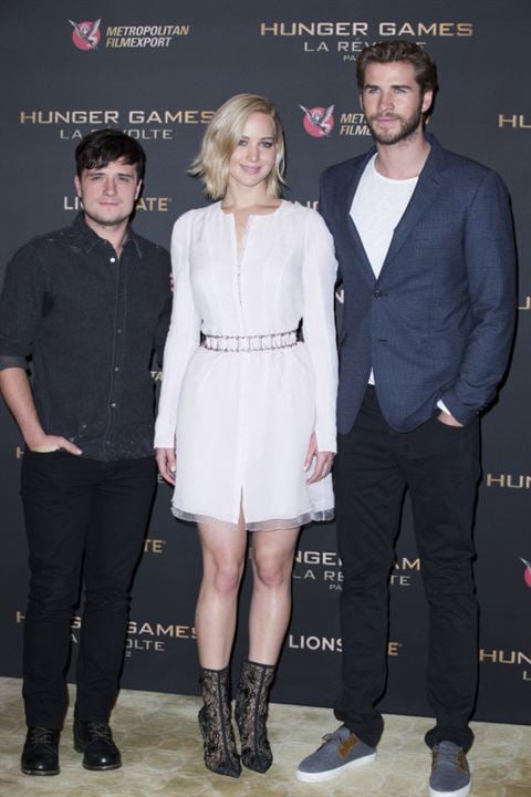 Hunger Games - La Révolte : Partie 2 : Photo promotionnelle Jennifer Lawrence, Liam Hemsworth, Josh Hutcherson