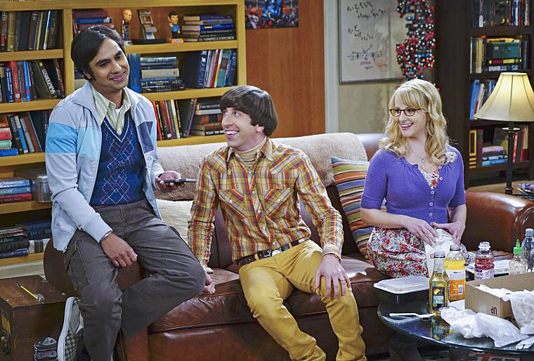 The Big Bang Theory : Photo Melissa Rauch, Kunal Nayyar, Simon Helberg