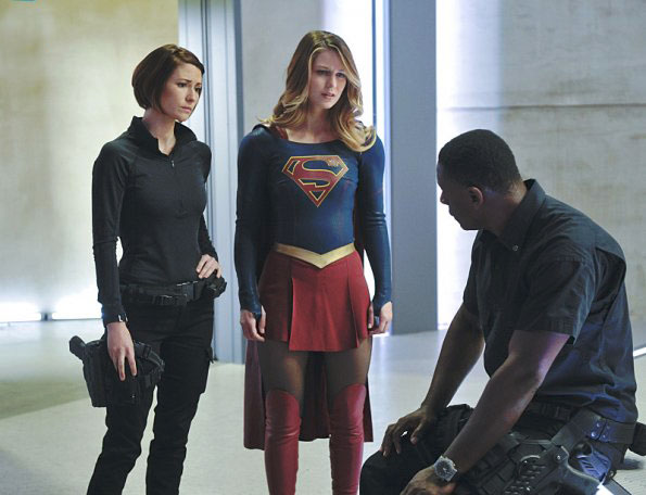 Supergirl : Photo David Harewood, Melissa Benoist, Chyler Leigh