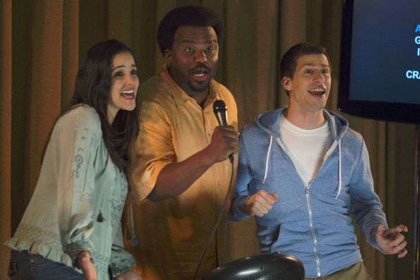 Brooklyn Nine-Nine : Photo Andy Samberg, Melissa Fumero, Craig Robinson