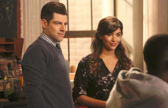 New Girl : Photo Max Greenfield, Hannah Simone