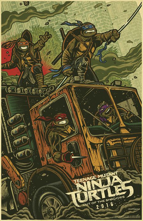Ninja Turtles 2 : Affiche