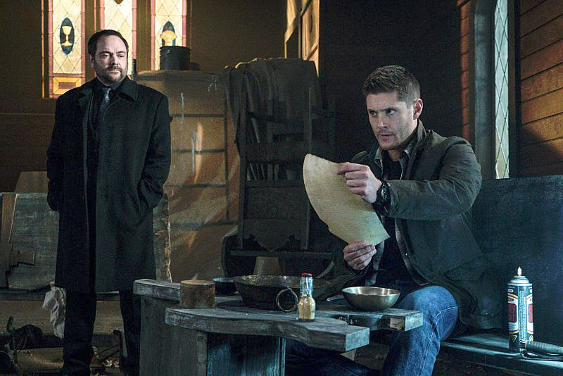 Supernatural : Photo Jensen Ackles, Mark Sheppard