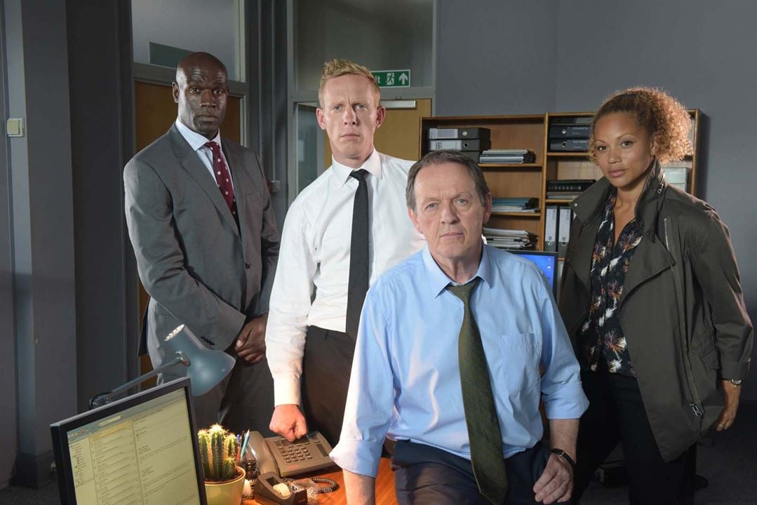 Photo Steve Toussaint, Angela Griffin, Kevin Whately, Laurence Fox