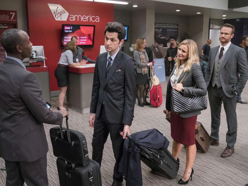 House of Lies : Photo Ben Schwartz, Kristen Bell, Josh Lawson