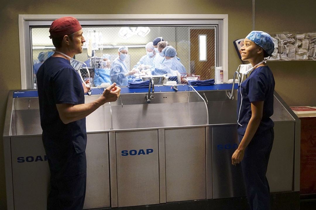 Grey's Anatomy : Photo Kelly McCreary, Martin Henderson